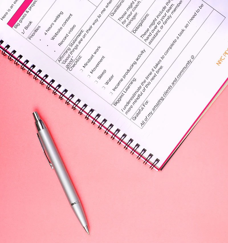 Productivity and Positivity Planner