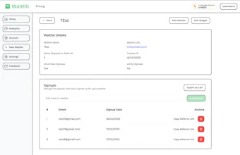 WaitKit - Waitlist with Referrals gallery image