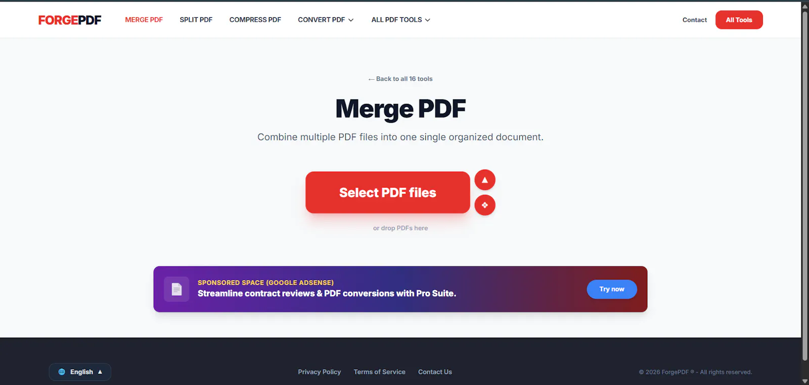 ForgePDF screenshot 2