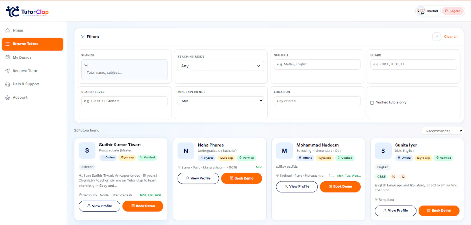 Tutor Clap screenshot 3