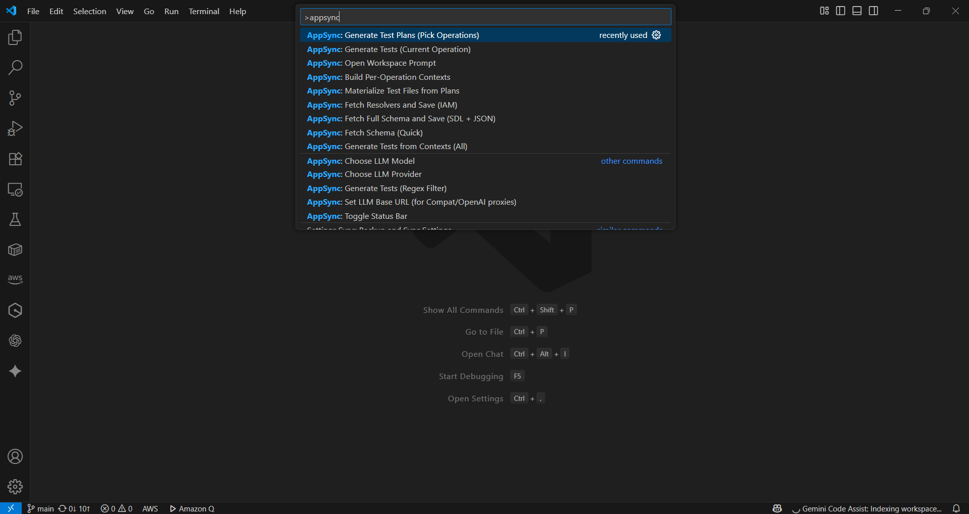 AppSync TestGen - VS code extension to generate tests for AWS Appsync media 3