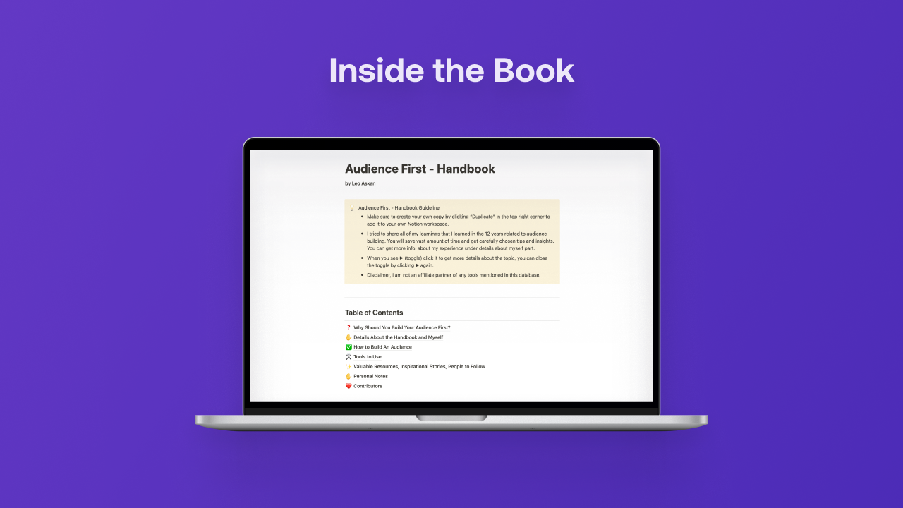 Audience First Handbook media 7