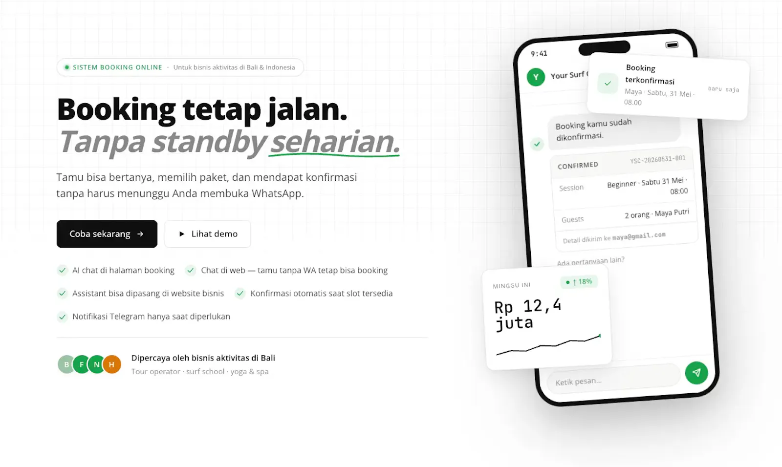 Arion Booking screenshot 1