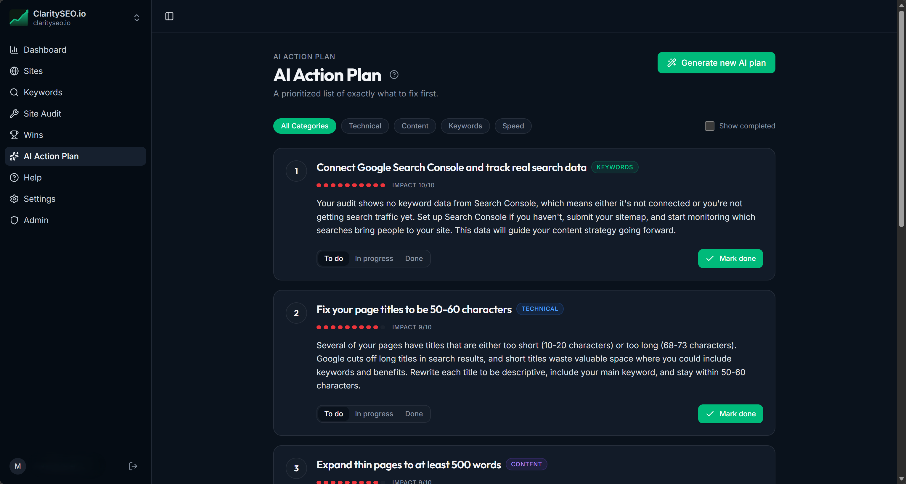 ClaritySEO gallery image