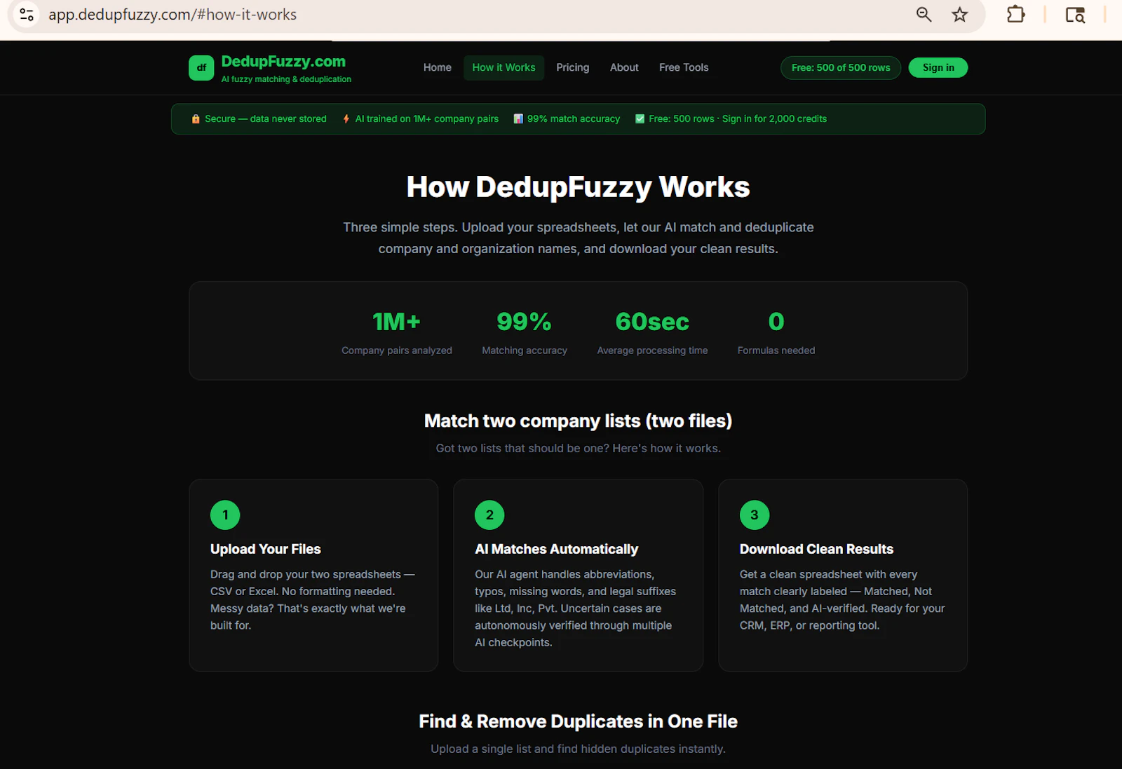 DedupFuzzy AI screenshot 2