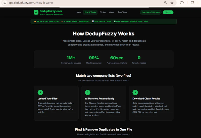 DedupFuzzy AI screenshot 2
