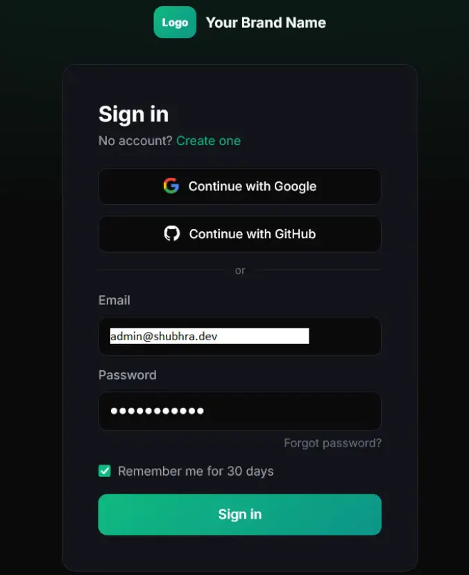 Next.js 16 Auth Kit gallery image