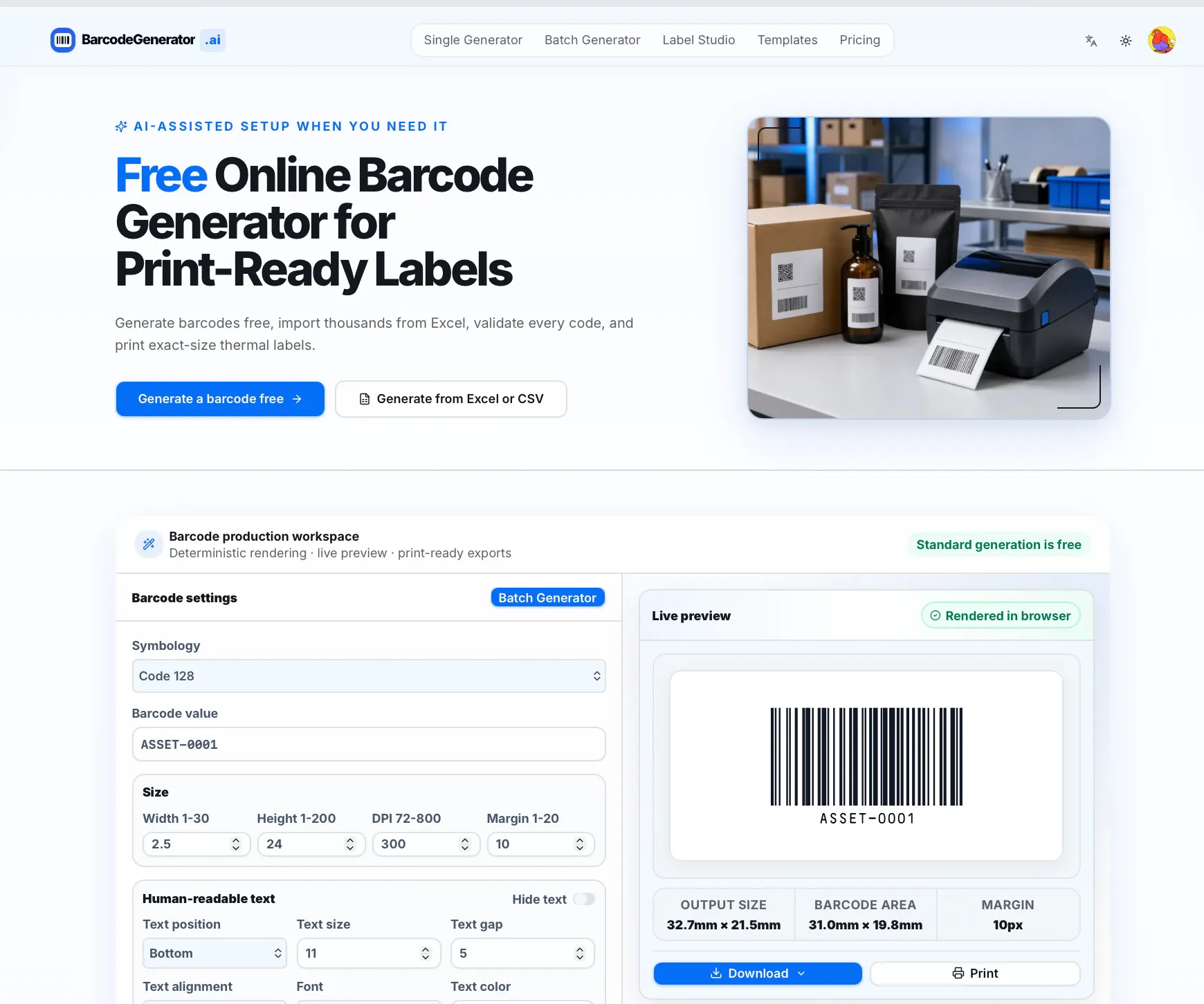BarcodeGenerator.ai gallery image