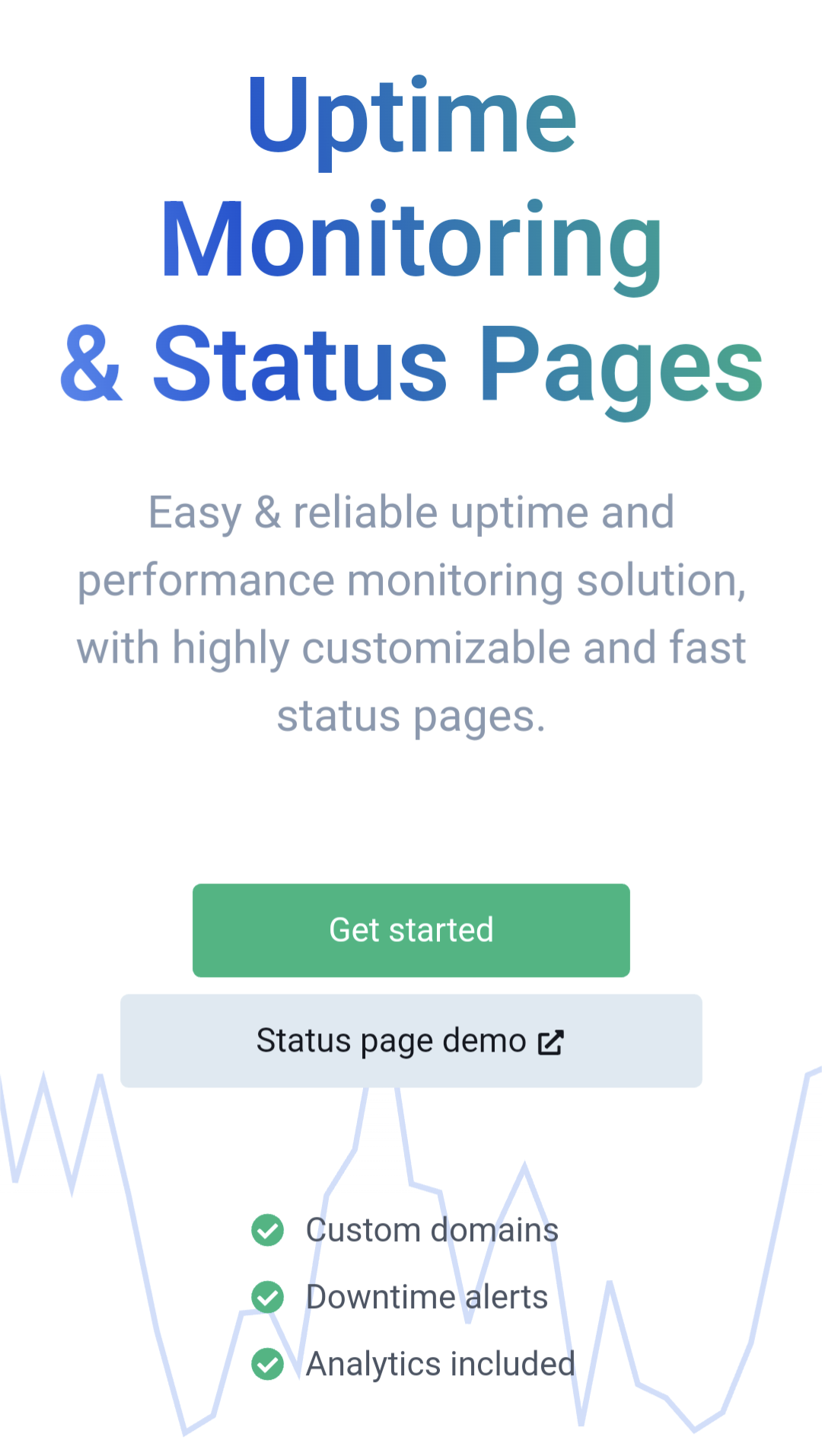 UptimeSystem.io - नि: शुल्क अपटाइम निगरानी सेवा मीडिया 2