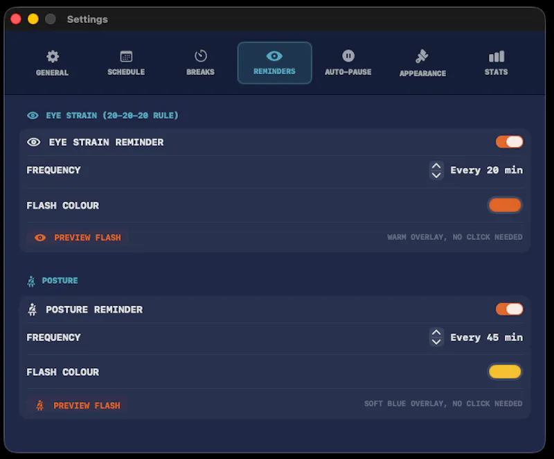BlinkAway: Micro Breaks screenshot 5