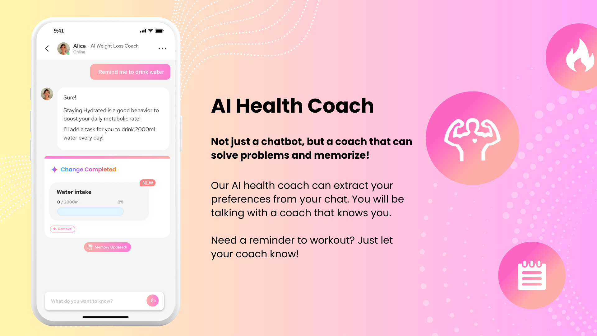 Média Comptoir Calorie Ai - Calove - Gamify votre perte de poids et votre parcours de santé avec l'IA. 4
