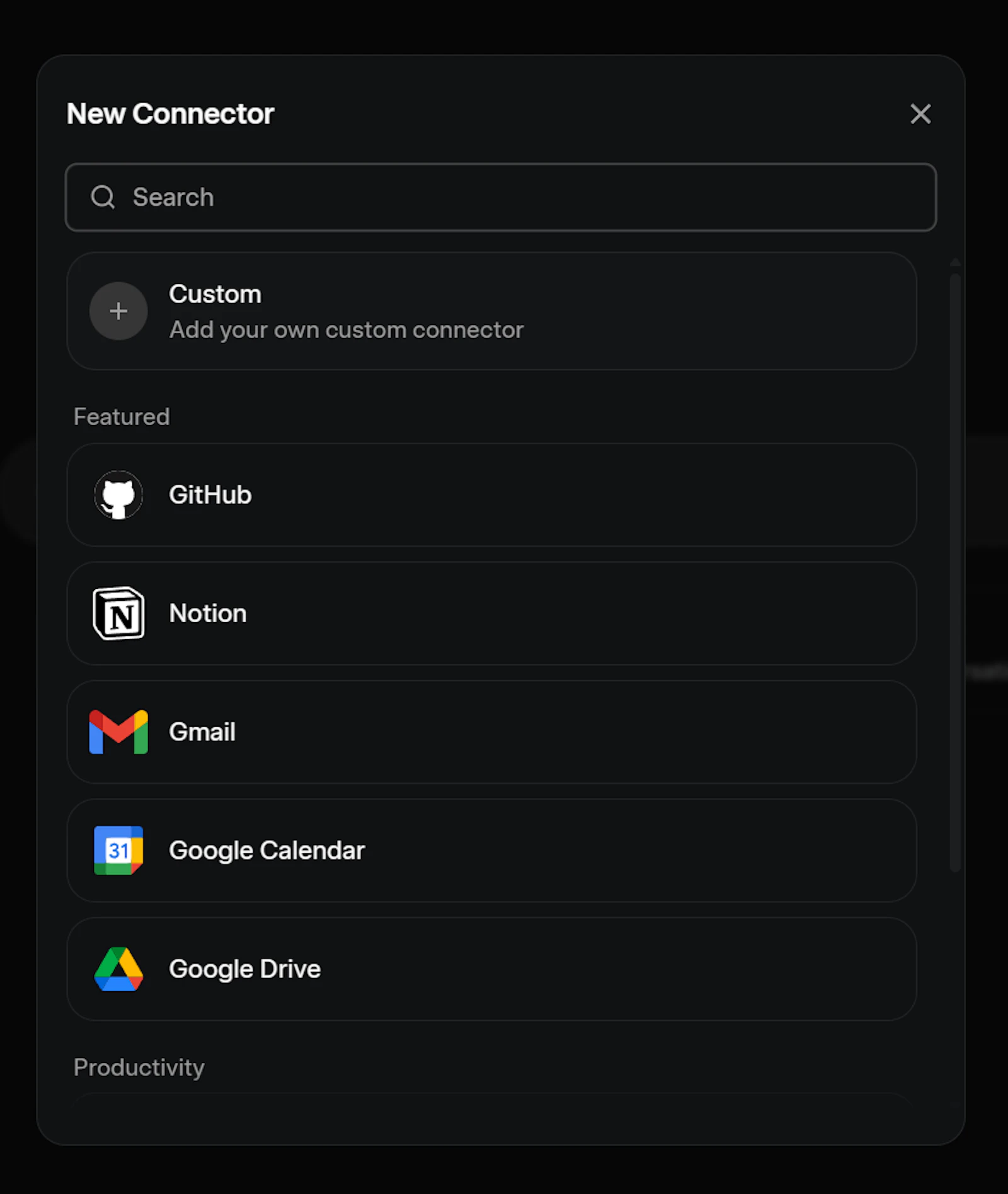 Grok Connectors screenshot 3