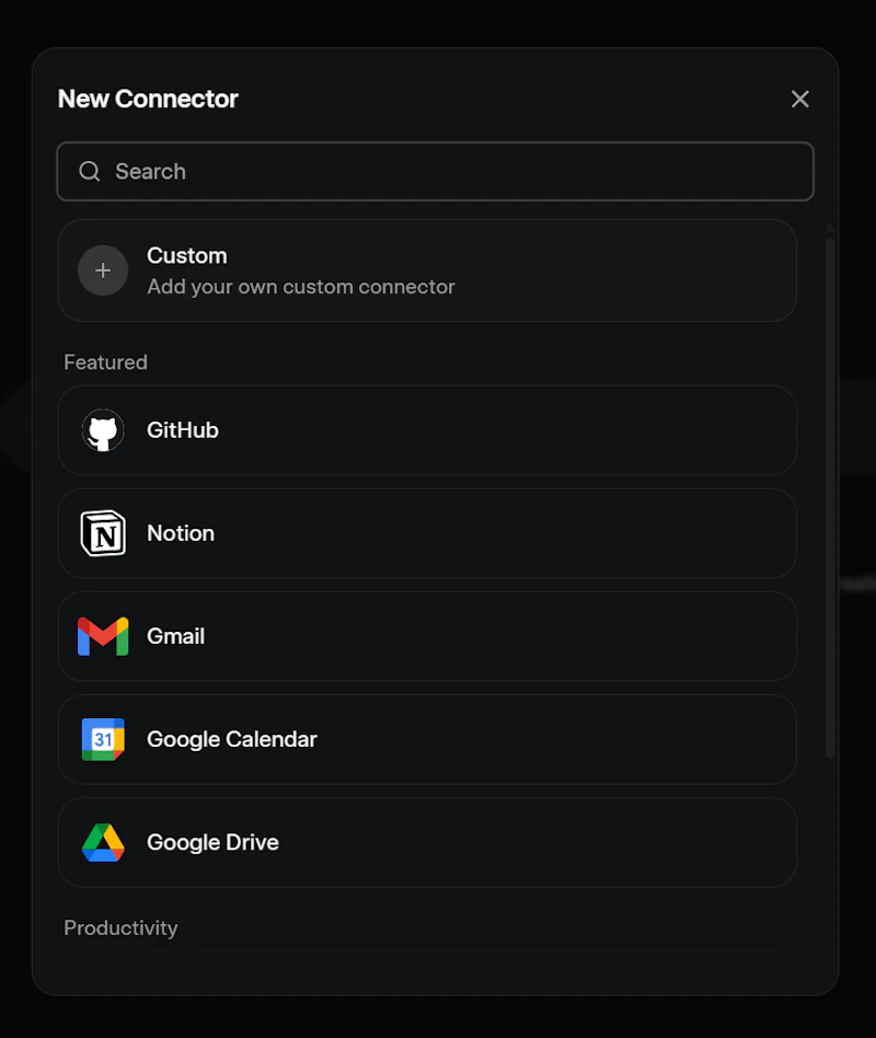 Grok Connectors screenshot 3