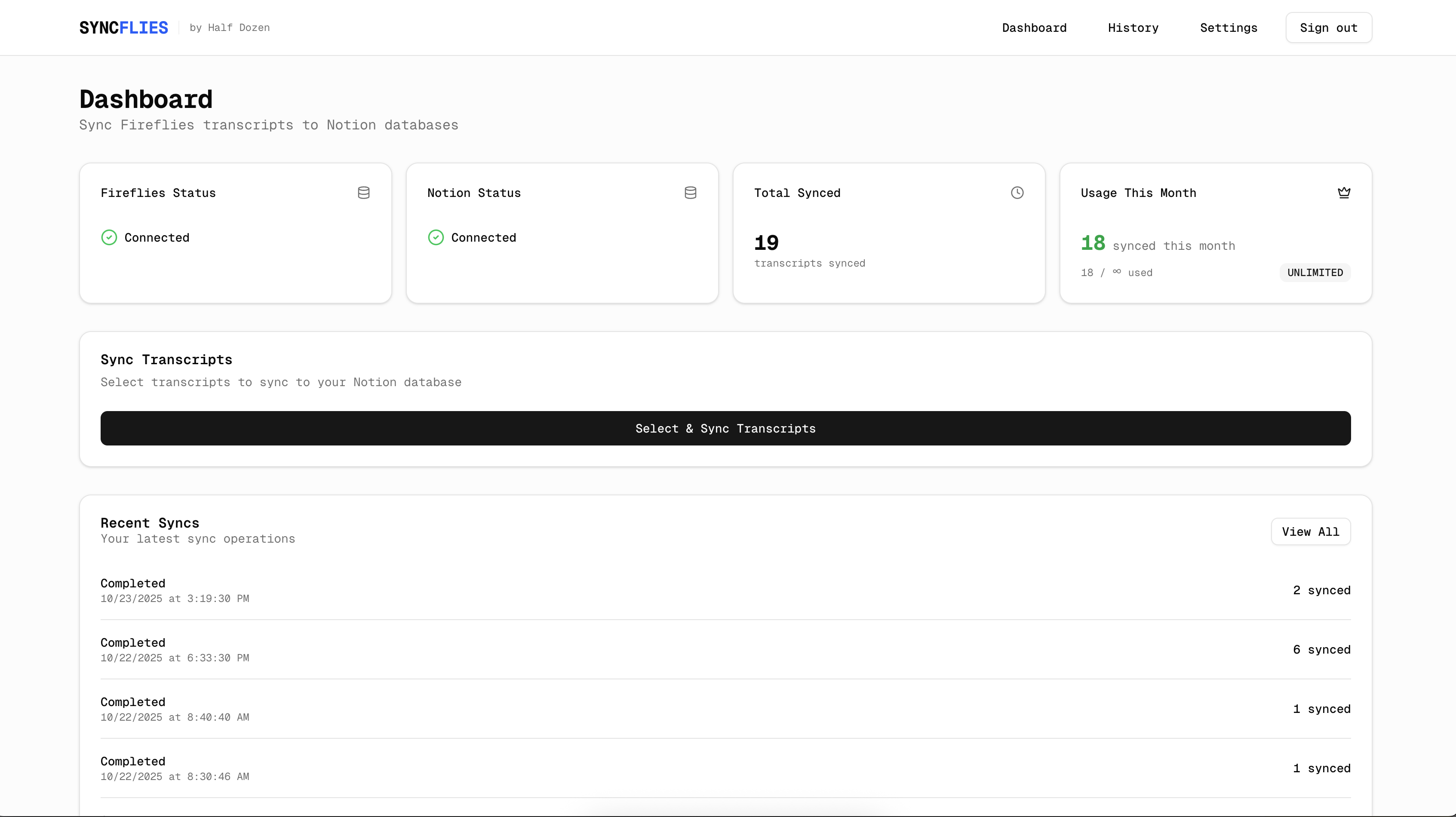 SyncFlies gallery image