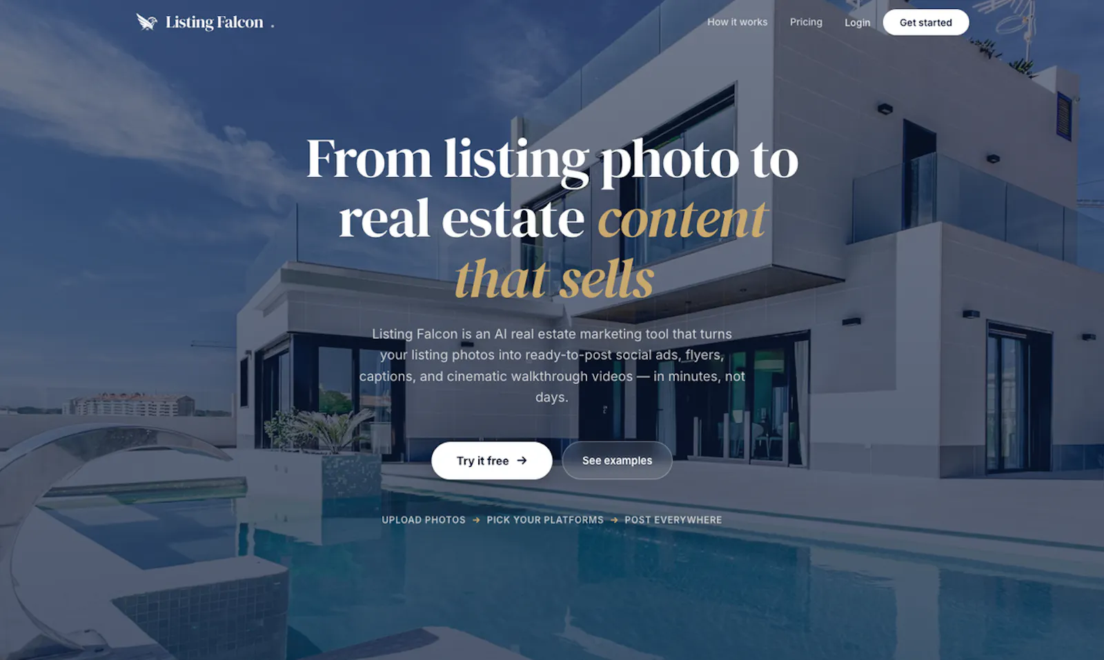 Listing Falcon screenshot 2