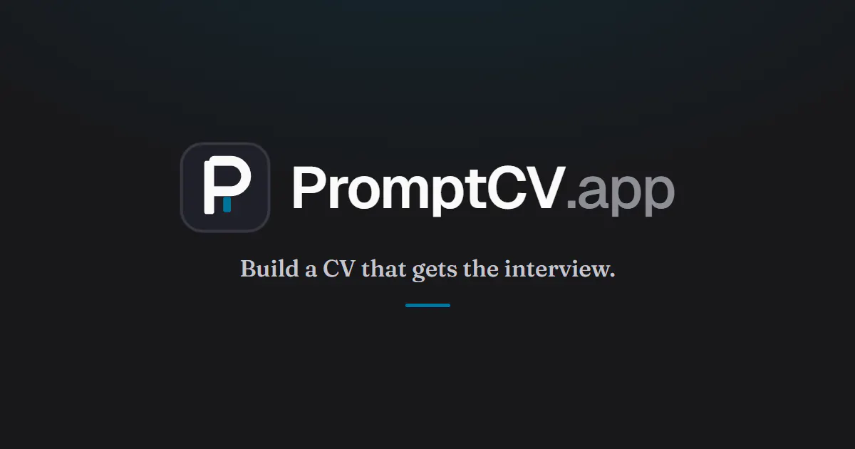 PromptCV.app gallery image