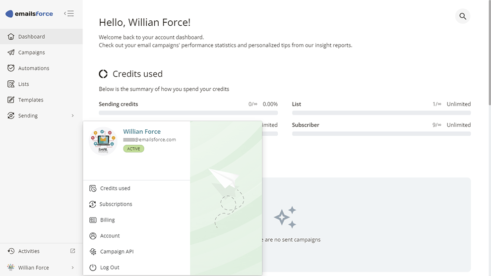 Emailsforce - Email Marketing Tool gallery image
