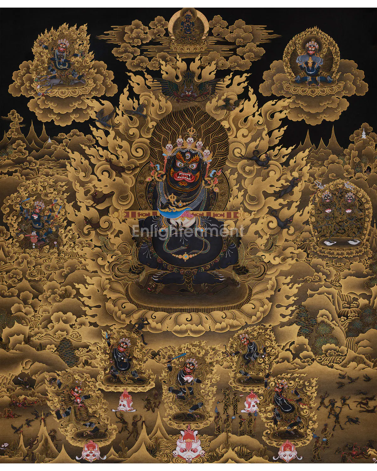 Shakyapa Mahakala Thangka