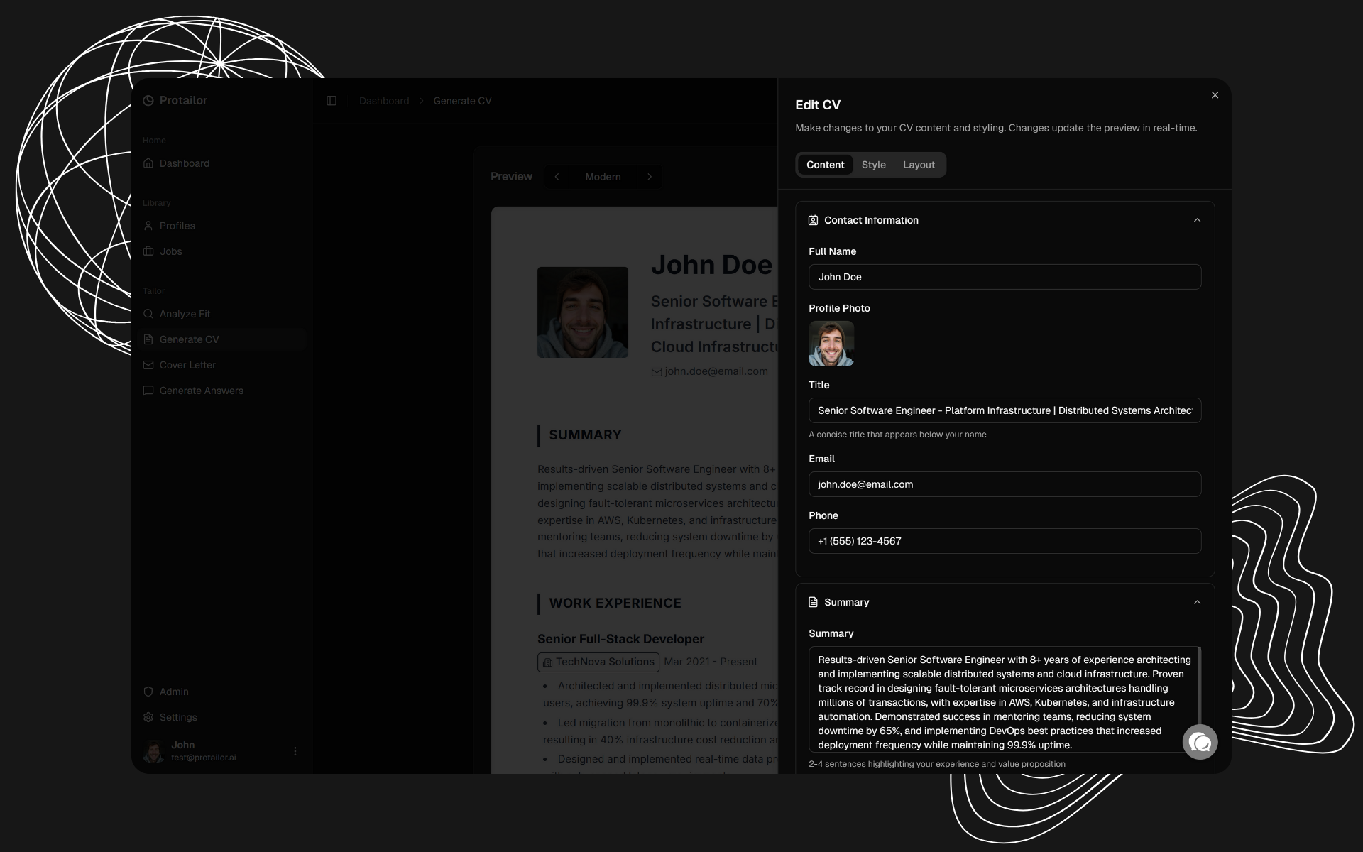 Protailor gallery image