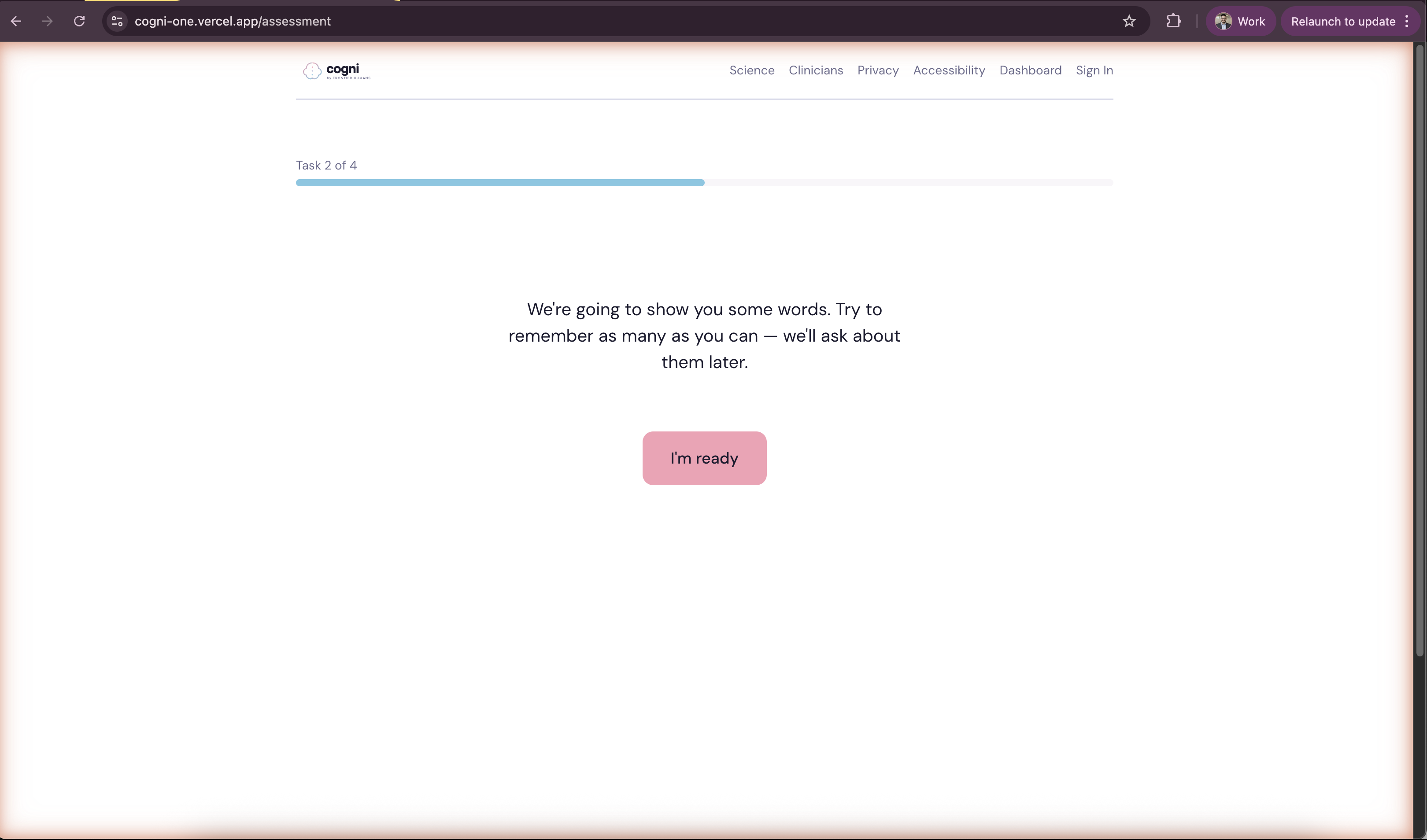 Cogni - Main product screenshot demonstrating key features and user interface