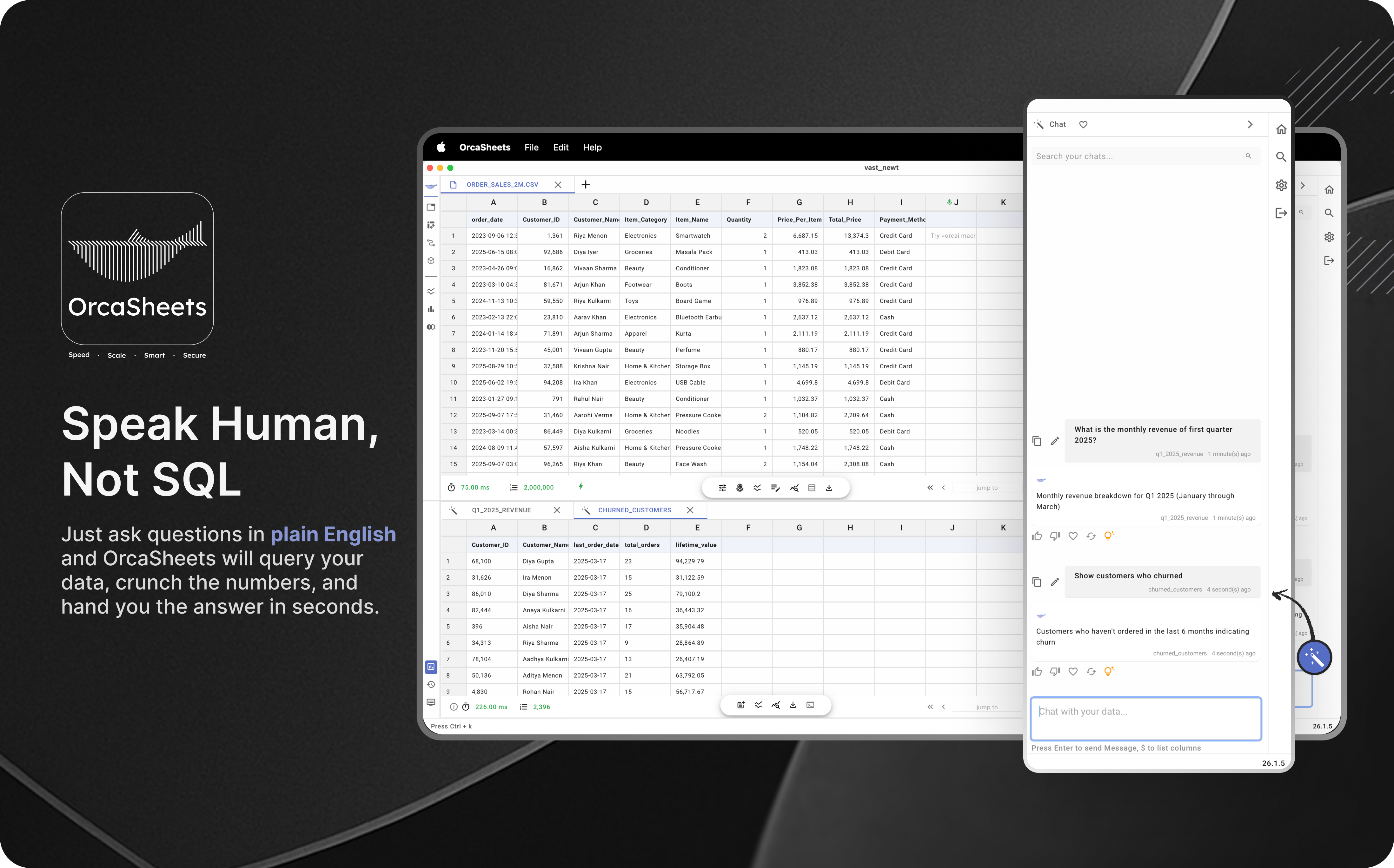 OrcaSheets - Screenshot 4 showing product features and functionality