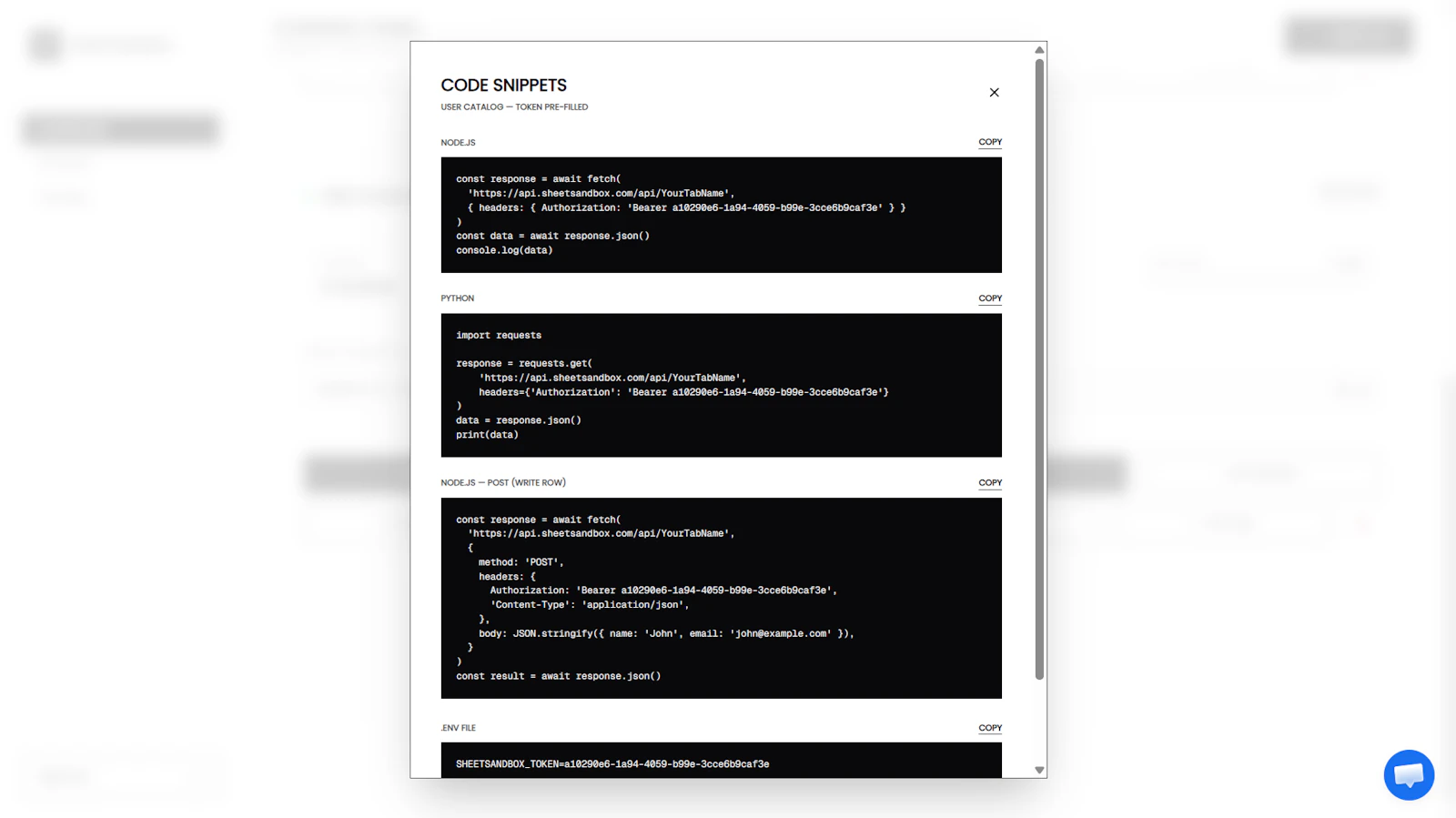 SheetSandbox 2.0 screenshot 5