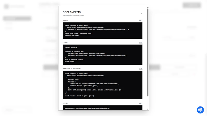 SheetSandbox 2.0 screenshot 5