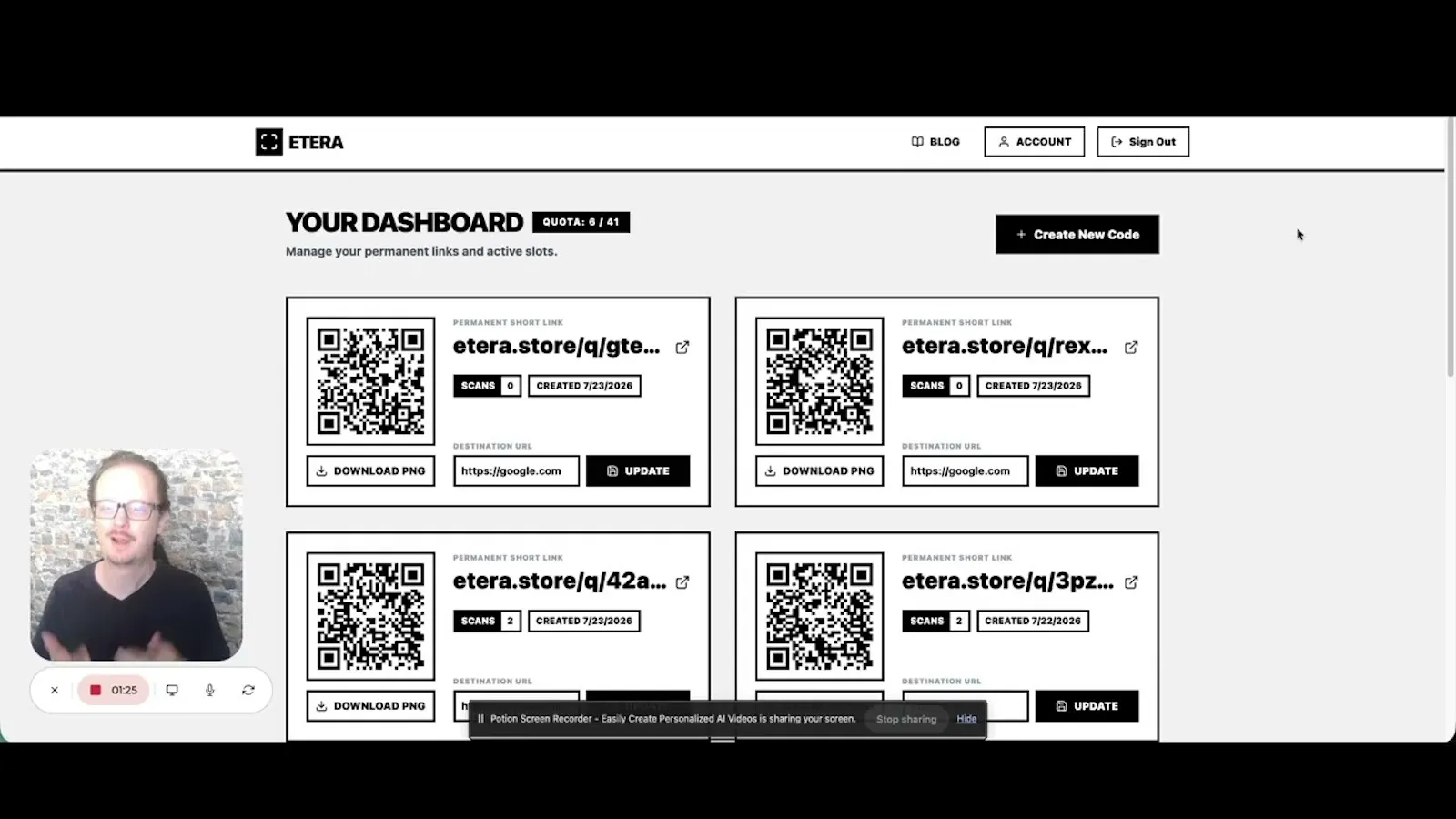 Etera screenshot 1 (video preview)