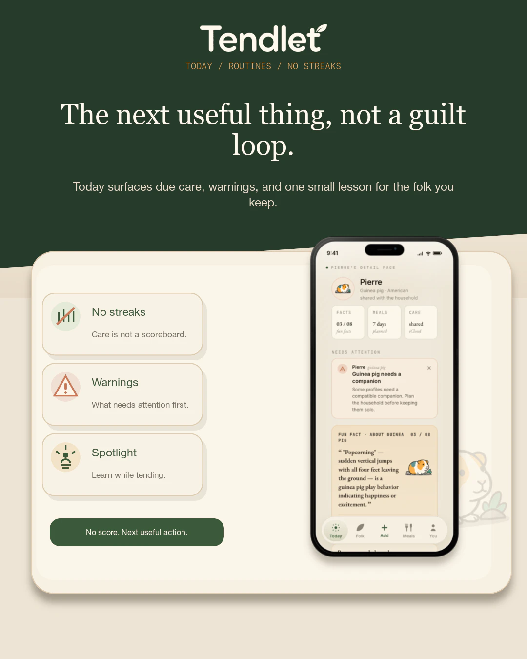 startuptile Tendlet-Know plan and share care for pets and plants