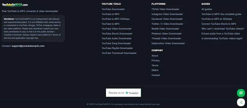 YouTubeToMP3X screenshot 1