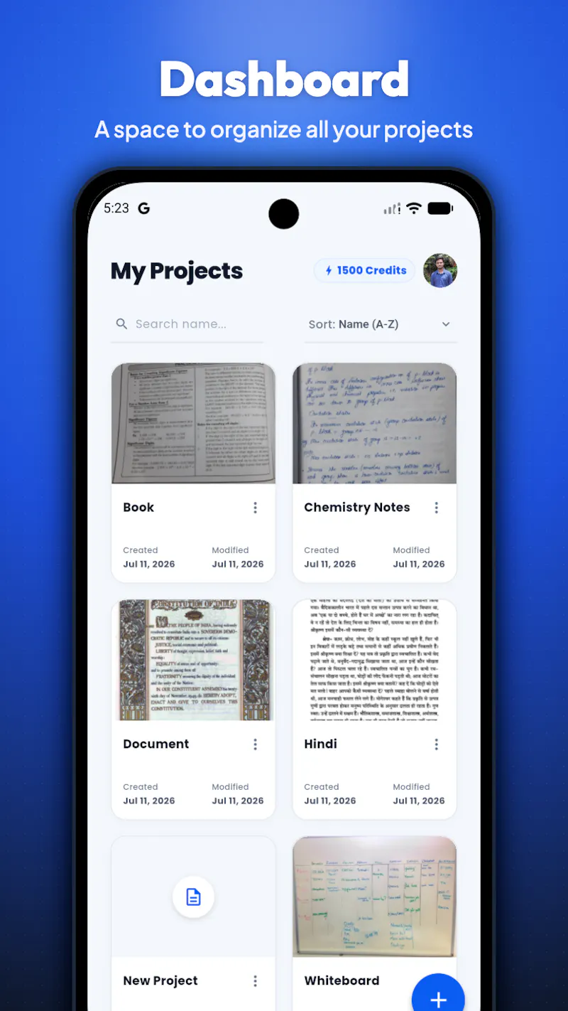 Docusight screenshot 2