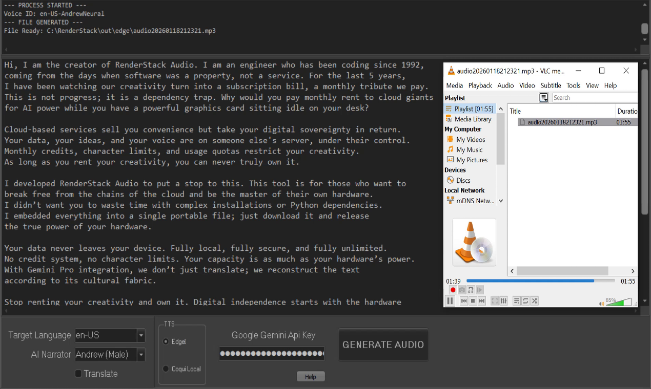 RenderStack Audio gallery image