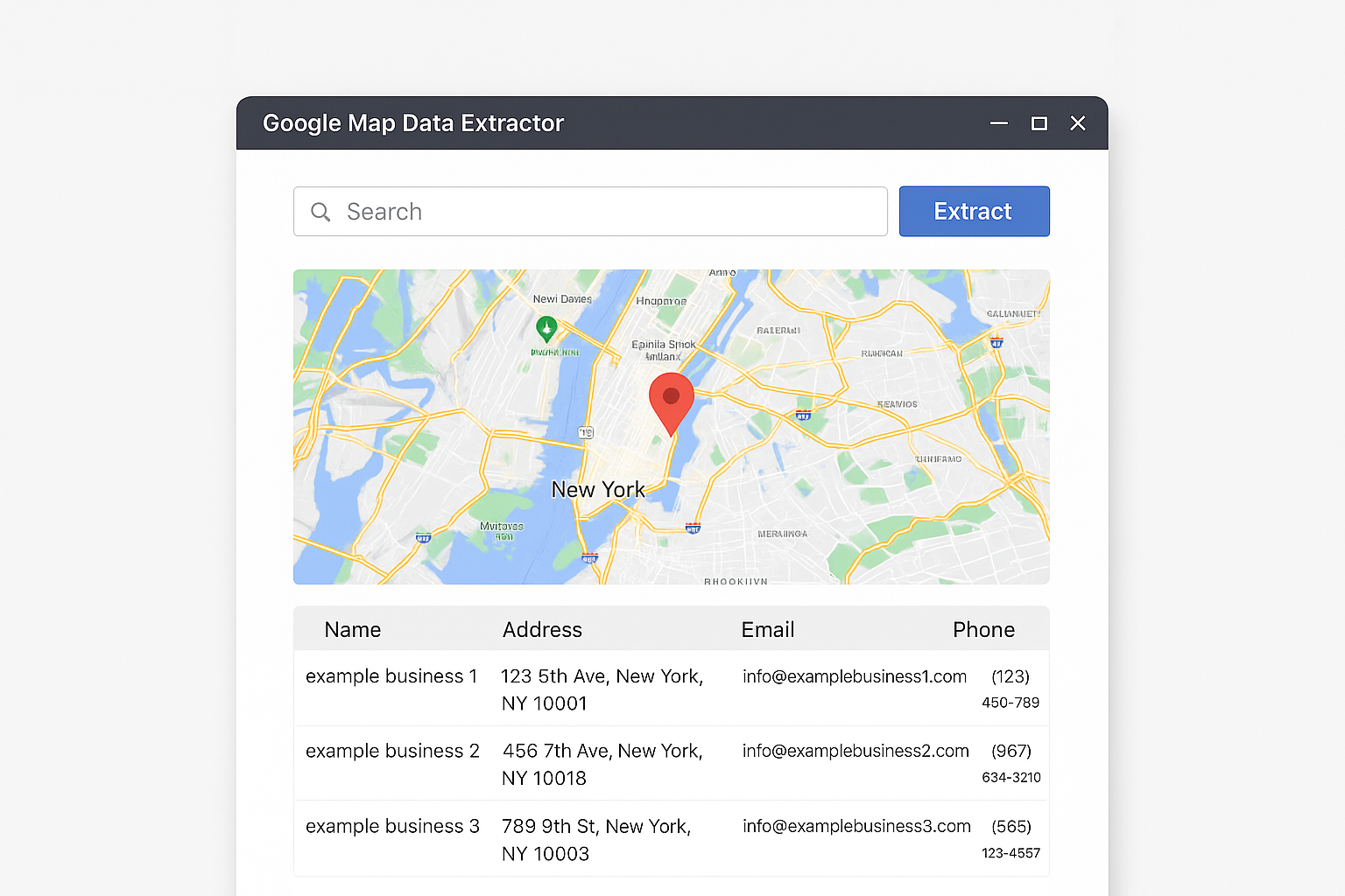 Média Google Maps Logiciel d'extracteur de données - Logiciel d'extracteur de données google map- r2Media 2