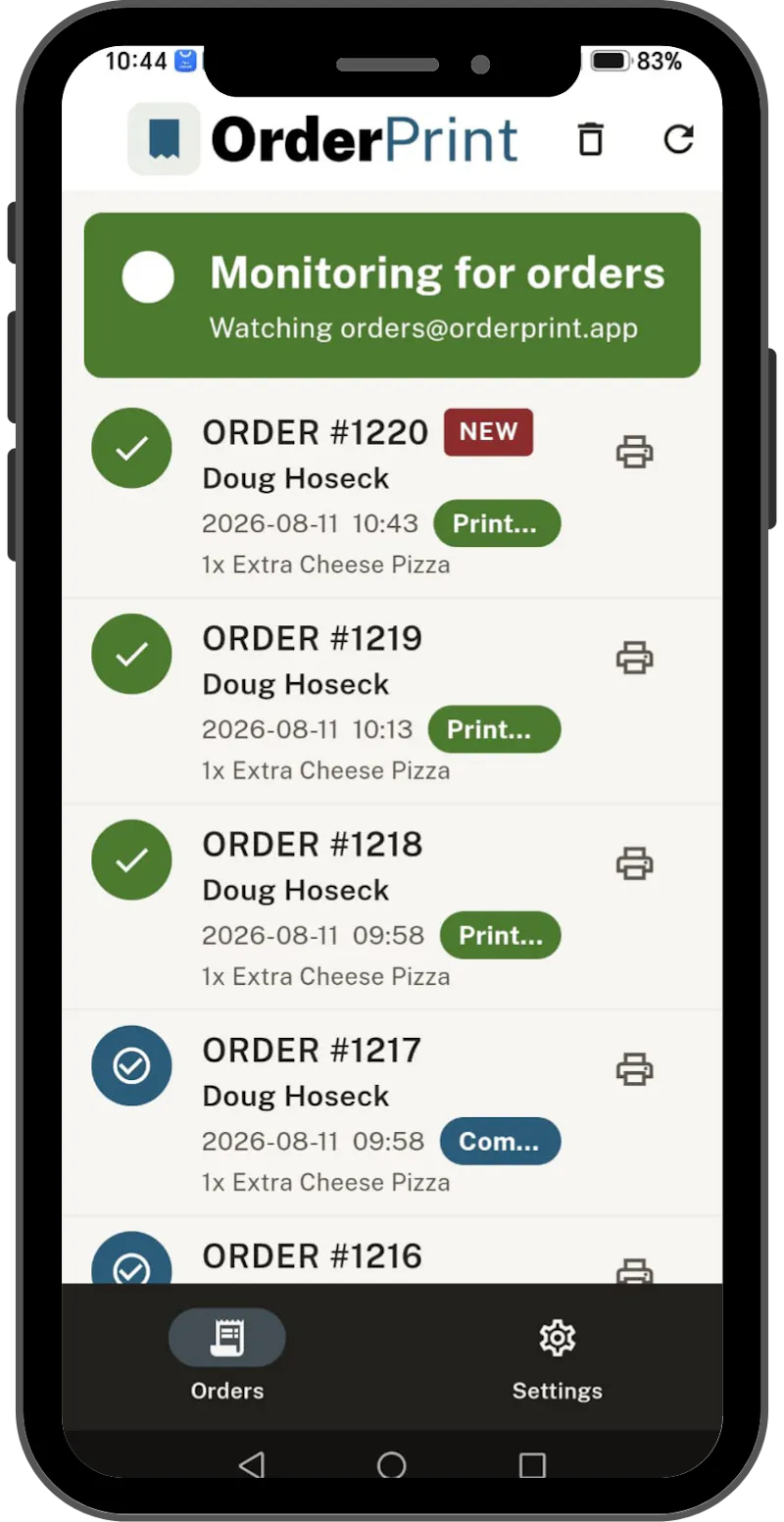 OrderPrint screenshot 6