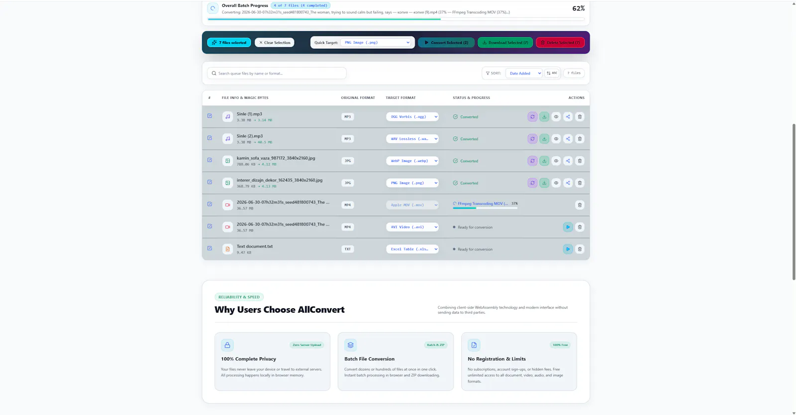 AllConvert screenshot 1