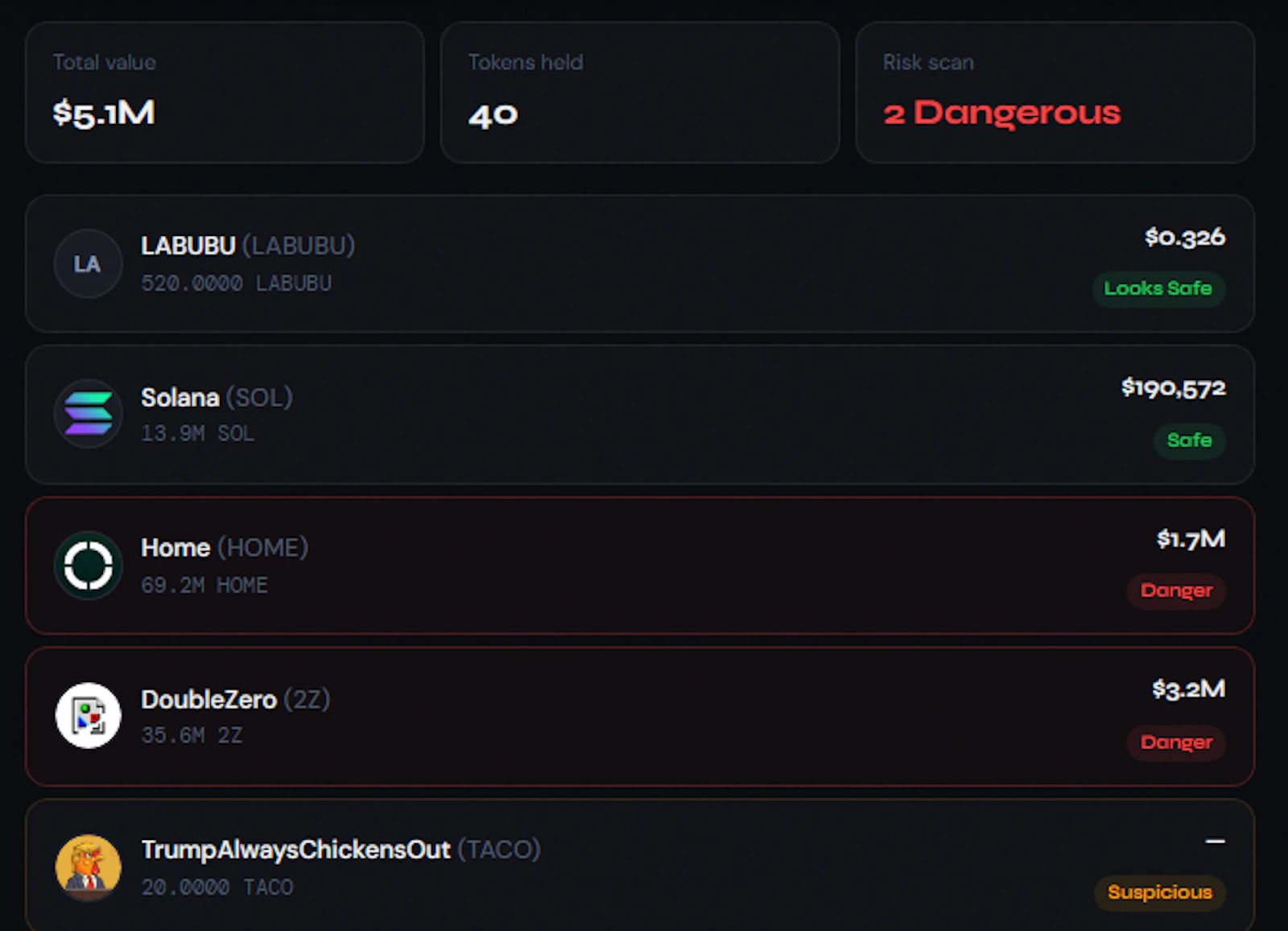 RugScout screenshot 3