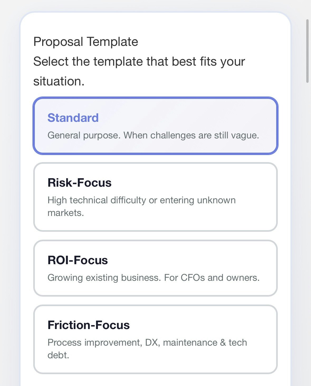 ROI Proposal Generator gallery image