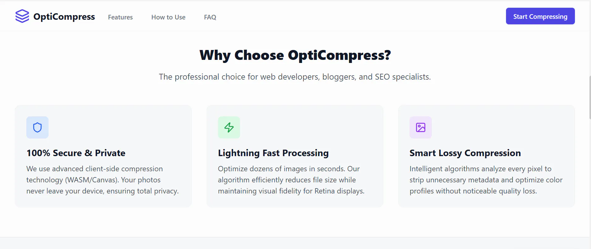 OptiCompress Image Tool gallery image