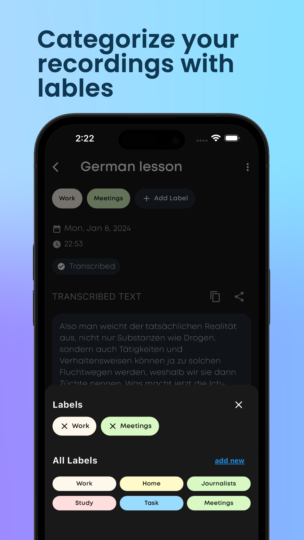 Voice Transcriber - Speech to text media 5