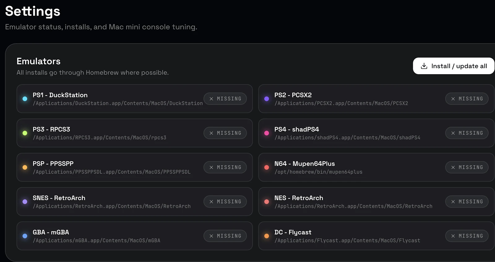 ConsoleMini screenshot 1
