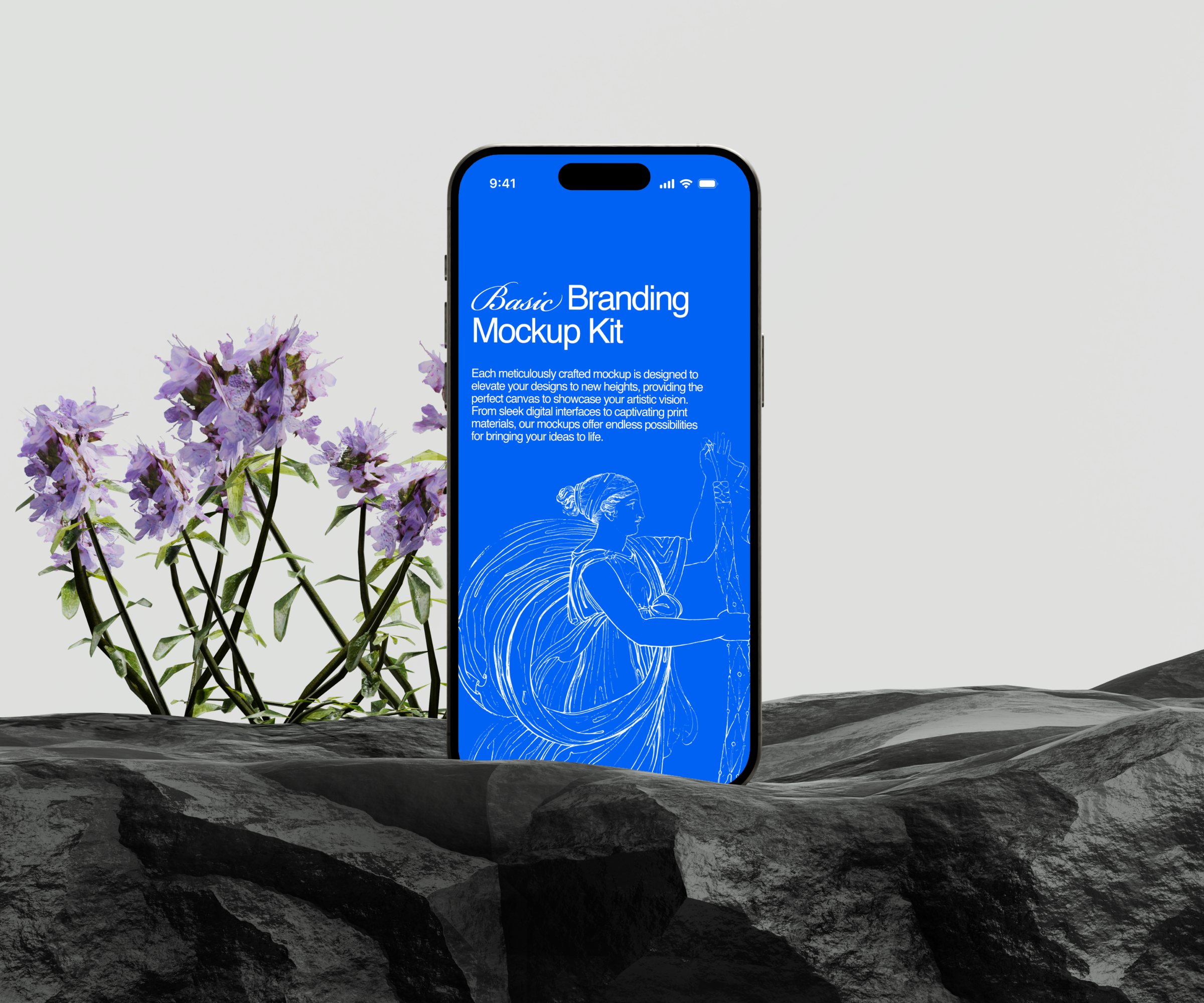 Mockup di iPhone: BBMK - 9 Mockup di iPhone squisiti unici di alta qualità media 5