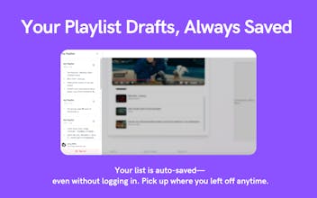 Smart YouTube Playlist Generator gallery image