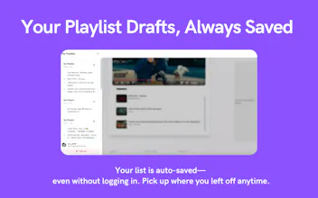 Smart YouTube Playlist Generator gallery image
