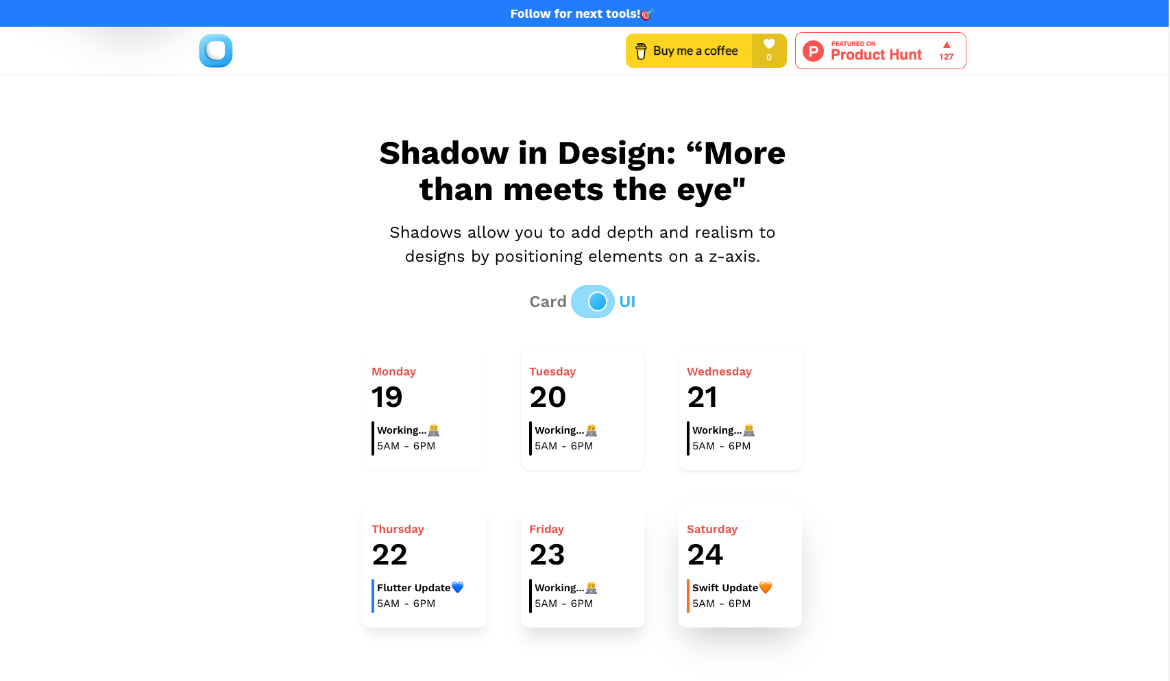 Media Generator Shadow untuk React Native - React Native Flutter Swift 4