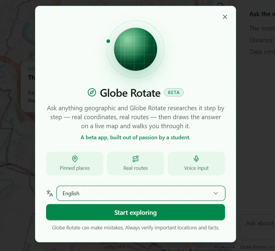 Globe Rotate AI