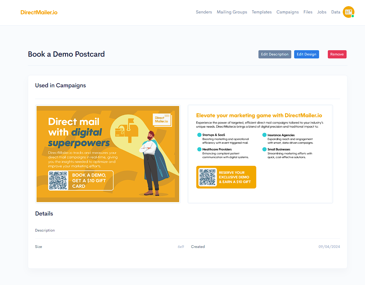 Mídia 2 de Directmailer.io