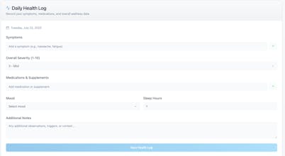 HealthDiaryAI gallery image