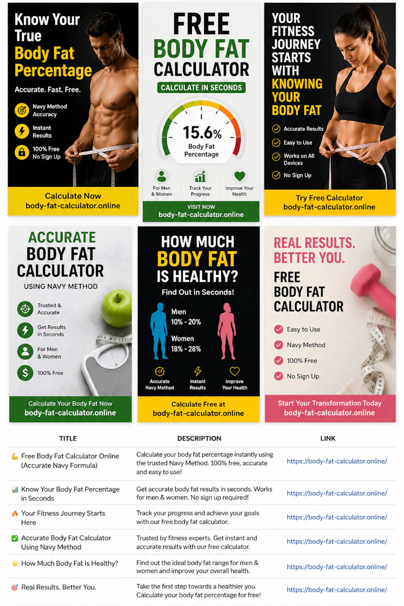 Body Fat Calculator Online screenshot 6