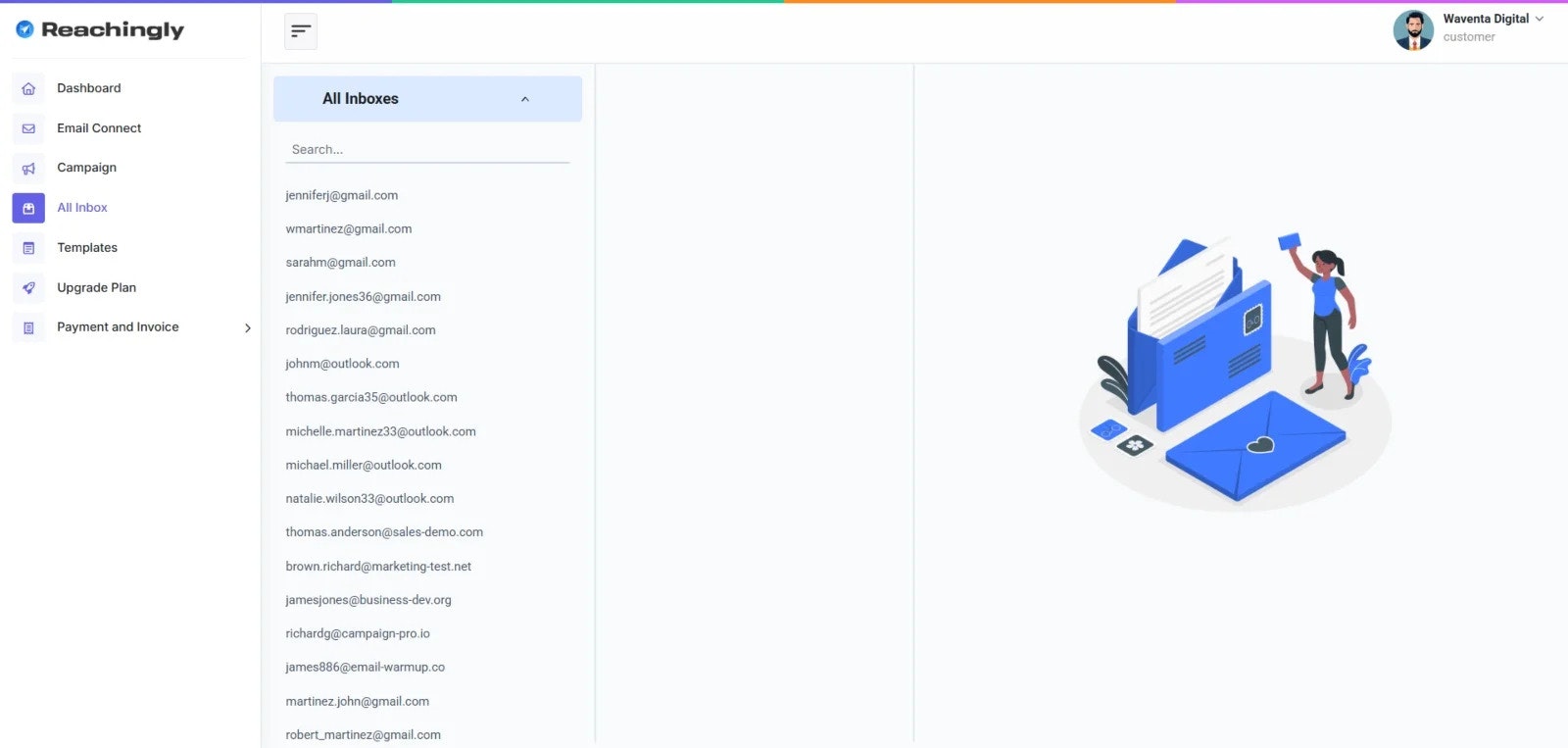 Reachingly - Screenshot 5 showing product features and functionality