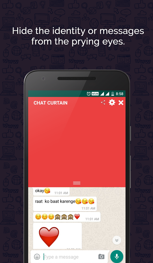 Chat Curtain gallery image